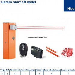 Sistem Start Bariera Automata Acces Parcare 6m Widel CFT